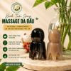 Bạch Tuộc Sừng Massage Da Đầu Tự Nhiên-Dụng Cụ Day Ấn Thư Giãn,Hỗ Trợ Lưu Thông Khí Huyết,Giảm Căng Thẳng,Dưỡng Sinh