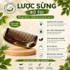 Lược Sừng Bỏ Túi Cao Cấp – Chống Tĩnh Điện,Chải Tóc Mượt,Nhỏ Gọn Mang Theo Mỗi Ngày