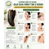 Guasha Hình Tim 2 Rãnh Bằng Sừng Tự Nhiên|Massage Cổ Vai Gáy, Mặt, Cánh Tay|Dụng Cụ Dưỡng Sinh Cầm Tay
