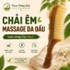 Lược Sừng Trâu Massage Da Đầu Dưỡng Sinh Phương Đông,Giảm Đau Đầu Cổ Vai Gáy,Chống Rụng Tóc
