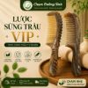 Lược Sừng Trâu Cao Cấp Dưỡng Sinh Đông Y Massage Da Đầu Giảm Stress